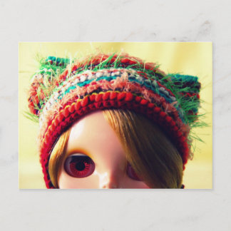 Blythe blonde briefkaart