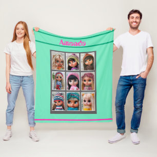 blythe poppen foto's fleece deken