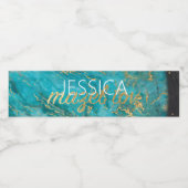 BM Bar Bat Mitswa Space Waterfles Etiket (Enkel label)