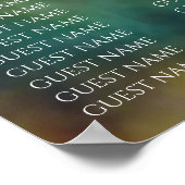 BM Bar & Bat Mitswa uit de wereldkaart Poster (Hoek)