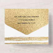 BM Bar Bat mitzvah All One Invitation Espace extra (Verso)