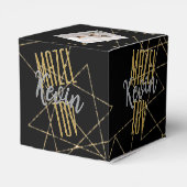 BM Bar Bat Mitzvah Overlapping Stars Bedankdoosjes (Achterkant)