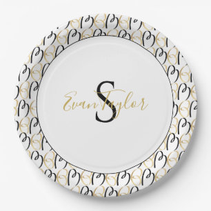 BM Bar Bat Mitzvah Papier Bord Elegant Goud Zwart