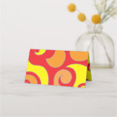 BM Bar en Bat Mitzvah Glitter Wervelt Plaats Kaart (Achterkant)