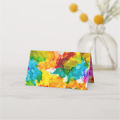 BM Bar et Bat mitzvah Tallit Cartes de Place (Dos)