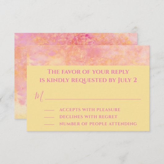 BM Bar N Cartes RSVP Bat mitzvah Simply Subtil (Devant / Derrière)