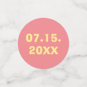 BM Bar of Bat Mitswa gewoon subtiel Confetti (Kleine voorkant)