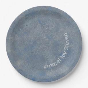BM Bar of Bat Mitswa Papier Bord Blues