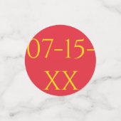 BM Bar of Bat Mitzvah Confetti Hippie Style (Kleine voorkant)