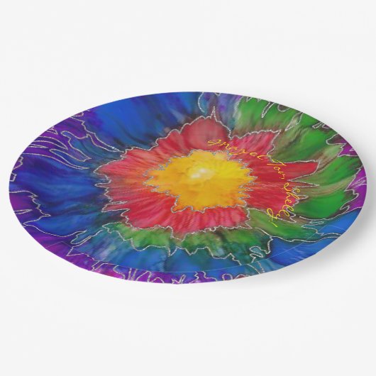 BM Bar of Bat Mitzvah Kleurrijke Papier Bord (Gekanteld)