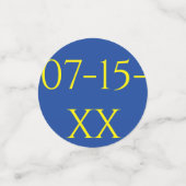 BM Bar ou Bat mitzvah Confetti Fleurs Super (Petit recto)