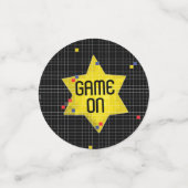 BM Bar ou JEU Bat mitzvah SUR Confetti (Petit recto)