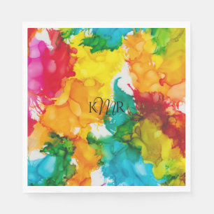 BM Bat of Bar Mitswa Een vleugje gekleurde servett Servet