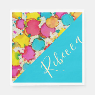 BM Bat of Bar Mitzvah Napkins Confetti Servet