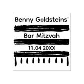 BM Bat of Bar Mitzvah Tallit Rubber Stamp Rubberstempel (Afrduk)