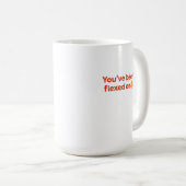 BMax Inspanning. Zero Progress – Grappige Bullio G Koffiemok (Voorkant rechts)