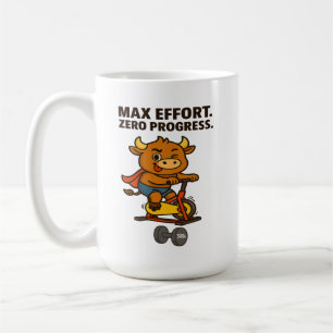 BMax Inspanning. Zero Progress – Grappige Bullio G Koffiemok