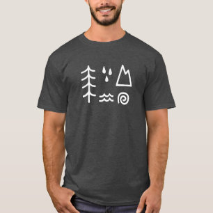 BMC - Hout Water & Aarde voorzijde en wervelkolom T-shirt
