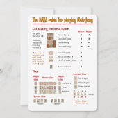 BMJA ordonne la carte - marquant (Devant)