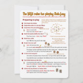 BMJA regelt kaart - Voorbereiding om te spelen (Voorkant)