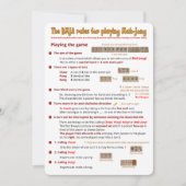BMJA spelregels kaart – Het spel spelen (1) (Voorkant)