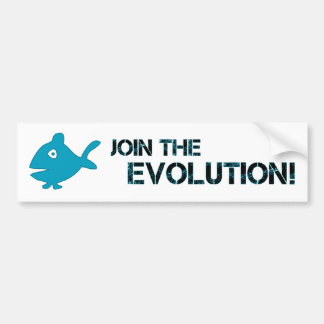 BMP doet mee aan de evolutie! Bumpersticker
