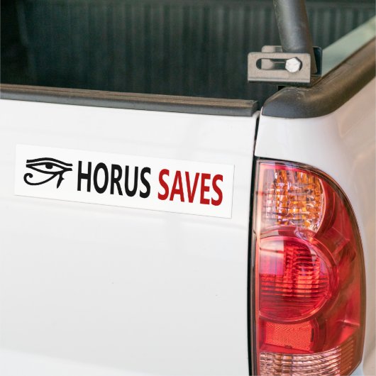 BMP Horus redt!!! Bumpersticker (Op Truck)