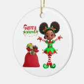 BMSC Christmas Elf Ornament, V4 Keramisch Ornament (Links)