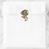 BMSC Père Noël Petit Autocollant Elf d'assistance, (Sac)