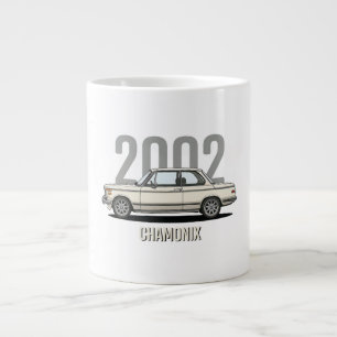 BMW 2002 Chamonix Witte Klassieke Auto Extra Grote Beker