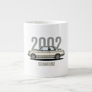 BMW 2002 Chamonix Witte Klassieke Auto Extra Grote Beker