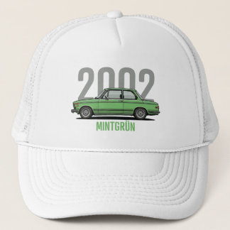 BMW 2002 Mintgroene Klassieke Auto T-shirt Trucker Pet