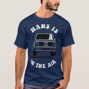 BMW 2002 Turbo Hans is in the Air Asphalt T-shirt