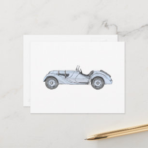 BMW 328 1936 BRIEFKAART