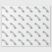  BMW 328 Illustration Wrapping Paper Cadeaupapier (Vlak)