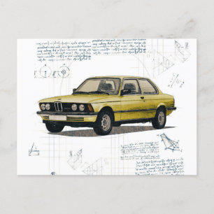  BMW auto Briefkaart