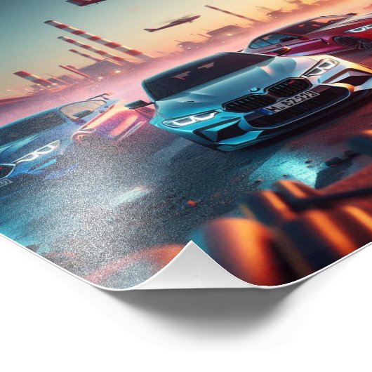 BMW auto's geweldig super mooi poster (Hoek)