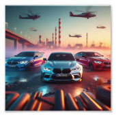 BMW auto's geweldig super mooi poster (Voorkant)