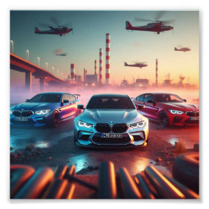 BMW auto's geweldig super mooi poster