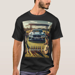 BMW Bier, gitaren en honden T-shirt