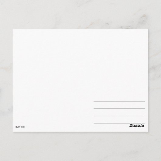 BMW BRIEFKAART (Achterkant)