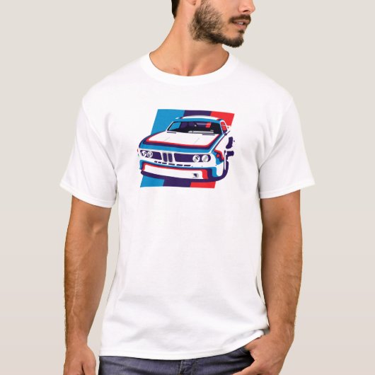 BMW CSL Motorsport T-shirt (Voorkant)