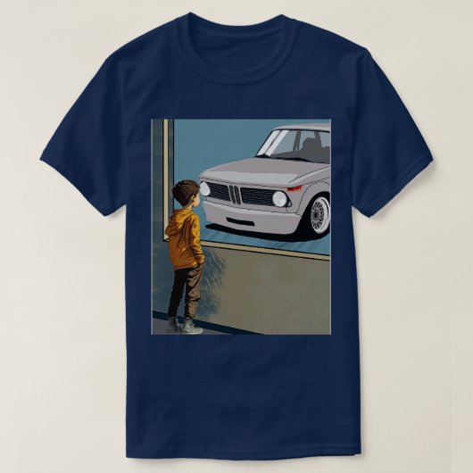 BMW e10 2002 Kinder droom T-shirt (Design voorkant)