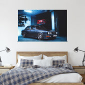BMW E28 CANVAS AFDRUK (Insitu (Slaapkamer))