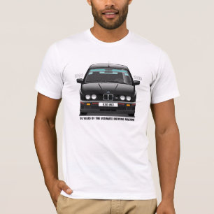BMW E30 M3 30th Jubileum (zwart-wit) Type T-shirt