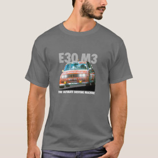 BMW E30 M3 DTM Racer (Bastos) White Type T-shirt