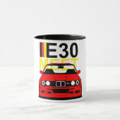 BMW E30 ontmoeten koffie-Mok Mok (Midden)
