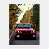 BMW_E34 ACRYL BORD (Voorkant)