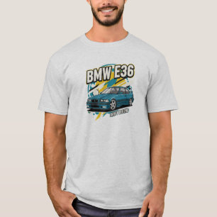 BMW E36 M3 : Conception de T-shirt avec légende de