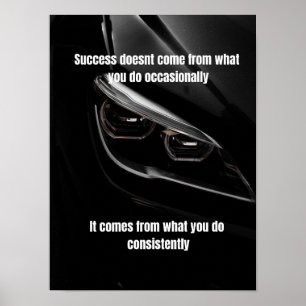 BMW Geïnspireerde Motivatieposter – Rijd Je Droom Poster
